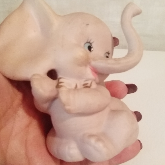 PINK ELEPHANT FIGURINE - Picture 3 of 6